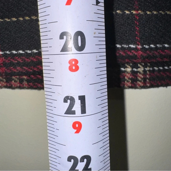 Women’s Vintage Wool Plaid Wrap Mini Length Preppy Formal Hoilday Skirt Size: 9 - Picture 15 of 15